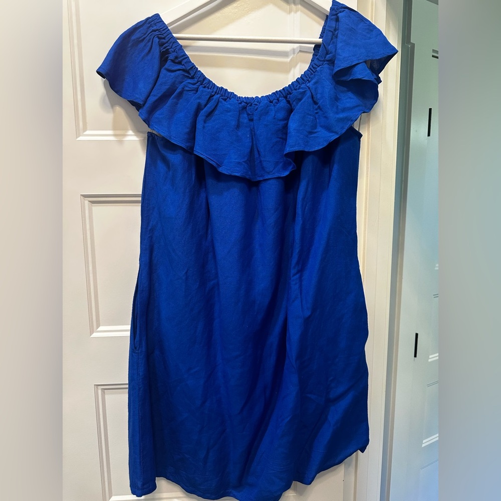 Tommy Bahama Vibrant Blue sun dress- xl